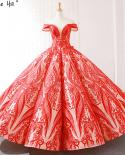 New Vintage Red Highend Embroidery Wedding Dress  Off Shoulder  Fashion Bridal Wedding Gown Real Photo Hma66661  Wedding
