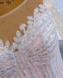 Serene Hill Muslim White Nude Wedding Dresses  Luxury Sparkle Highend Lace Up Bridal Dress Hm67253  Wedding Dresses