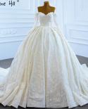 Serene Hill Ivory Sparkle שמלות כלה שמלות יוקרה חרוזים שרוכים שמלת כלה hm67224 שמלות כלה