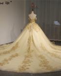 Dubai High End Short Sleeves Luxury Wedding Dress Vintage  Off Shoulder Gold Beading Sequined Wedding Bride Gown 2023wed