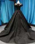 Serene Hill Black Cap Sleeves Evening Gowns  Dubai Oneck Feathers Sparkle Formal Dress Design Hm66775  Evening Dresses