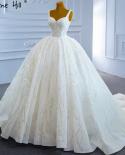 Serene Hill יוקרתי שמלות כלה לבנות נוצצות חרוזים ללא שרוולים שמלת כלה hm67246 שמלות כלה