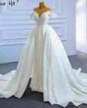 Serene hill לבן יוקרה חצאית כלה שמלות כלה בת ים חרוזים פנינים שרוכים שמלת כלה hm67264 חתונה בהזמנה אישית