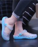Brand Casual Slipper Woman Breathable Pvc Sandals Plus Size  New Style Summer Jelly Shoes Flat Simple Women Sandals Fash