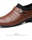 Zapatos de cuero para hombre elegantes Mocasines de vestir de cuero Zapatos Oxford de cuero Moda