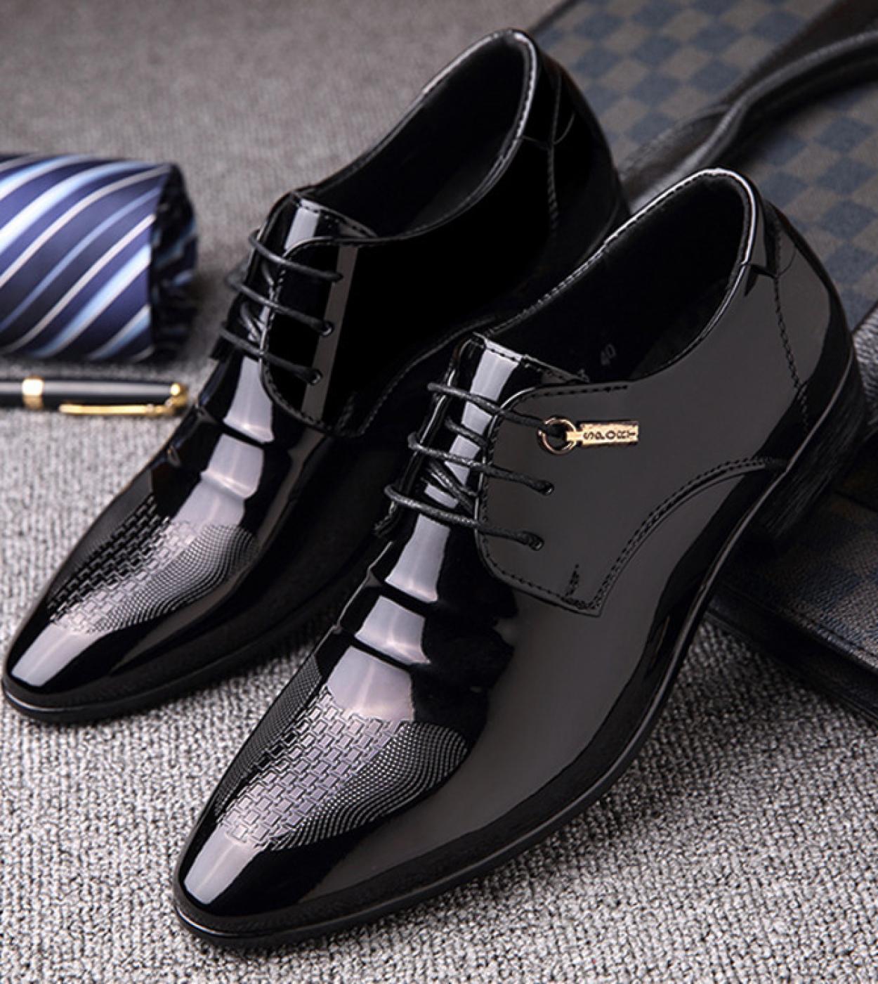 Fashion Elegant Dress Shoes For Men Italian Man Formal Leather Shoes Male Casual Society Loafers Shoe Male Footwear Larg