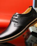 Business Mens Casual Shoes Luxury British Man Flats Social Shoe Split Leather Footwear Oxford Shoes For Men  Spring Aut