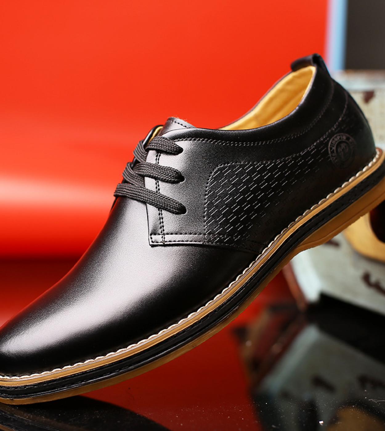 رجال الأعمال عارضة أحذية فاخرة رجل بريطاني الشقق الاجتماعية الأحذية انقسام الأحذية الجلدية أكسفورد أحذية للرجال الربيع Aut
