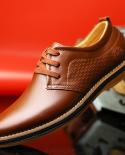 נעלי עסקים לגברים קזואל נעלי יוקרה בריטי גבר דירות נעל חברתית נעלי עור מפוצלות נעלי אוקספורד לגברים אביב אוטו