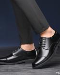 Classic Business Men Dress Shoes Fashion Elegant Formal Wedding Shoes Men Slip On Office Leather Shoes For Men Loafers N