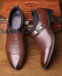 מותג חדש נעלי גברים רשמיות להחליק על בוהן מחודדת נעלי אוקספורד נעלי אוקספורד לגברים נעלי שמלה עסקיות פלוס מידה df5 m