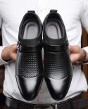 New Brand Men Formal Shoes Slip On Pointed Toe Patent Leather Oxford Shoes For Men Dress Shoes Business Plus Size Df5  M