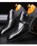 Classicpattern Business Flat Shoes Men Designer Formal Dress Leather Shoes Mens Loafers Christmas Party Shoes  Mens Dr