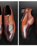 Big Size  New 3848 Fashion Leather Shoes Men Dress Shoe Pointed Oxfords Shoes Designer Luxury Men Formal Shoes U88  Men