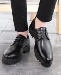 Zapatos de vestir para hombre, zapatos Oxford de calidad de estilo Simple para hombre, zapatos formales de marca con cordones pa