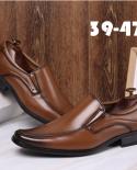 Autumn New Business Men Oxfords Casual Shoes Set Of Feet Dress Shoes Male Office Wedding Mens Leather Shoesformal Shoes