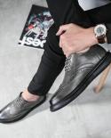 New Fashion Men Business Formal Dress Casual Flats Shoes Men Wedding Shoes Leather Oxfords Round Toe Shoes 558  Mens Dr