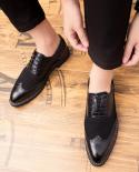 أحذية أوكسفورد الذكور غير رسمية الرجعية Zapatos De Hombremens بو الجلود أحذية عالية الجودة أحدث موضة فستان أحذية رجالي D