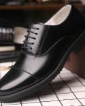New High Quality Men Laceup Oxfords Men Nonslip Leather Business Office Wedding Shoes Dress Shoes Large Size  New  Mens