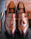 Mens Bullock Brogue Shoes  Leather Bullock Shoes  Formal Shoes Men Size  Men Leather  