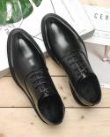 Mens Dress Shoes Oxfords Business Office Pointed Black Brown Laceup Mens Formal Shoes Wedding Shoes  New  Mens Dress S