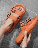 Summer Mens Beach Slippers Sandals Shoes Ladies Thick Bottom Couple Outdoor Eva Flip Flops Buckle Light Sandalias Size 