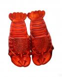 2022 New Fashion Lobster Slippers Men Funny Animal Flip Flops Cute Beach Casual Shoes Uni Big Size Soft Home Slippers  W