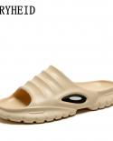 vryheid מעצב נעלי גברים נעלי ספורט מזדמנים קיץ נעלי חוף עבה תחתית עבה אור החלקה חדר אמבטיה מקורה מגלשות בית