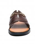vryheid קיץ נעלי גברים חדשות אופנה שטוחות עור גליפון נעלי מעצב נעלי חוף מזדמנים מגלשות חוף חיצוני כפכפי אצבע גדולים