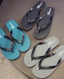 Summer Men Slippers Outdoor Nonslip Beach Shoes Quick Dry Flat Flipflop Meal Basic Sandals Light Weight Soft Eva  Mens 