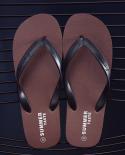 Summer Men Slippers Outdoor Nonslip Beach Shoes Quick Dry Flat Flipflop Meal Basic Sandals Light Weight Soft Eva  Mens 