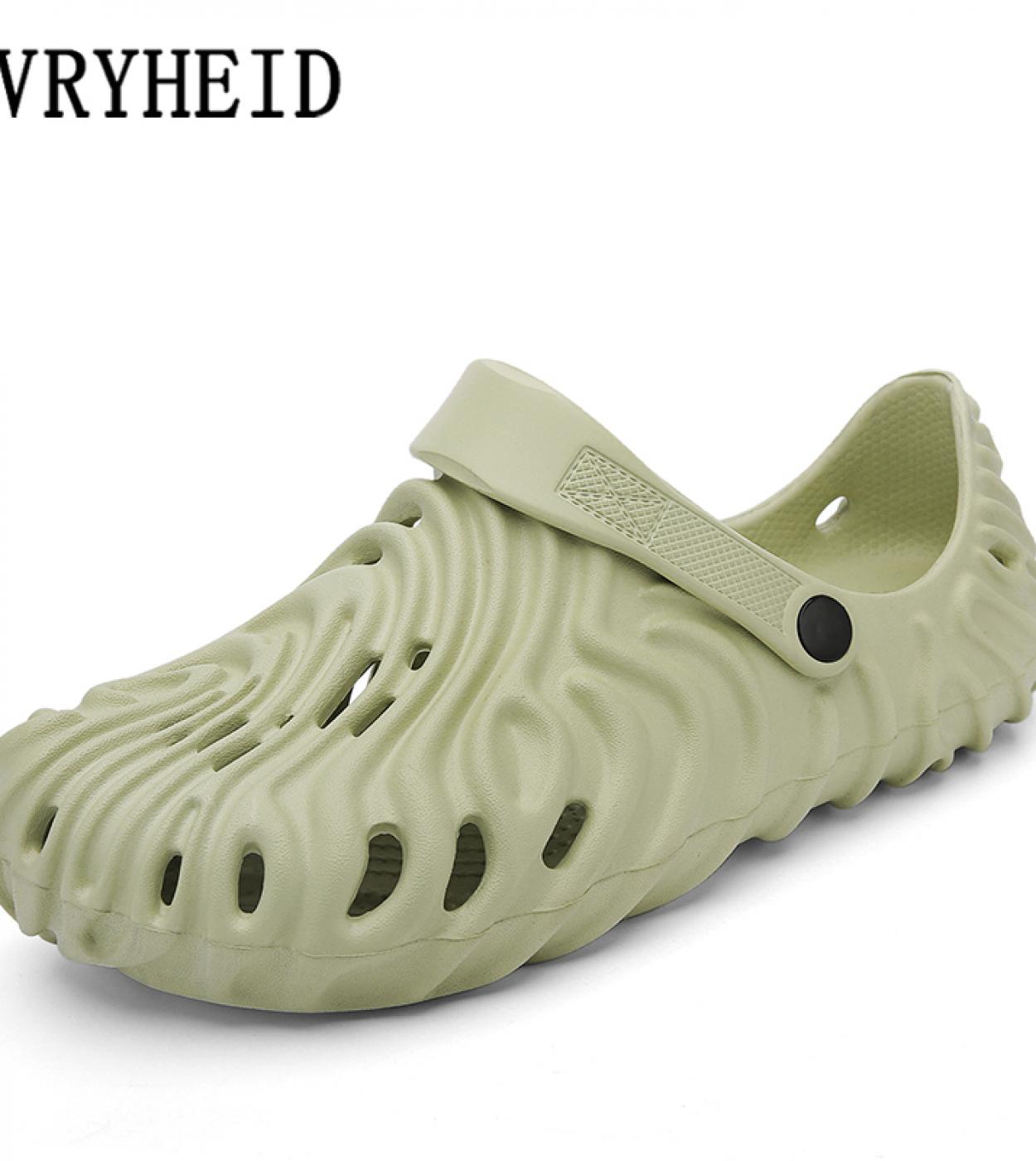 vryheid uni מעצבים סנדלי לגברים ולנשים קיץ נעלי גן חוף ים שטוחות קלות נעלי החלקה נעלי בית מים