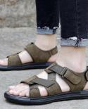 Marca Vryheid, gran oferta, sandalias de cuero genuino para hombre, novedad de verano, zapatos de playa informales para exterior
