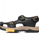 Vryheid Summer Platform Men Sandals Genuine Leather Luxury Beach Wading Shoes Nonslip Comfortable Outdoors Sport Casual 