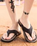 Eva Flip Flops Men  Summer Mens Massage Slippers Beach Sandals Casual Shoes Size 40 45