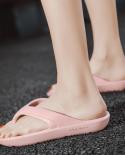 Jumpmore Uni Flip Flops Women Fashion Wearresistant Waterproof Onetime Molding Thick Bottom Eva Slippers Size 3947  Wome