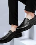 Jumpmore  Fashion Business Shoes Classic Leather Men Suits Dress Shoes Casual Slip On Loafer Size 3849  Leather Casual S