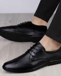 Jumpmore Fashion Brogue Shoes Casual Cow Leather Shoes Comfortable Size 37 45mens Casual Shoes
