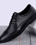 Jumpmore Fashion Brogue Shoes Casual Cow Leather Shoes Comfortable Size 37 45mens Casual Shoes