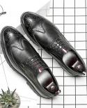 Big Size Fashion Luxury British Brand Mens Leather Shoes Wedding Business Dress Shoe For Young Man Nightclubs Shoes  Ne