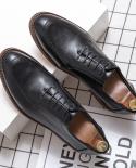 0 Casual Pu Zapatos de cuero Hombres Negro Hombres Zapatos de vestir Hombre Oxford Calzado Mocasines Hombres Zapatos de fiesta H