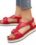Trend Snake Summer Woman Platform Sandals  Open Toe Cross Tied 3cm High Heel Women Gladiator Sandals Flat Shoesmiddle He