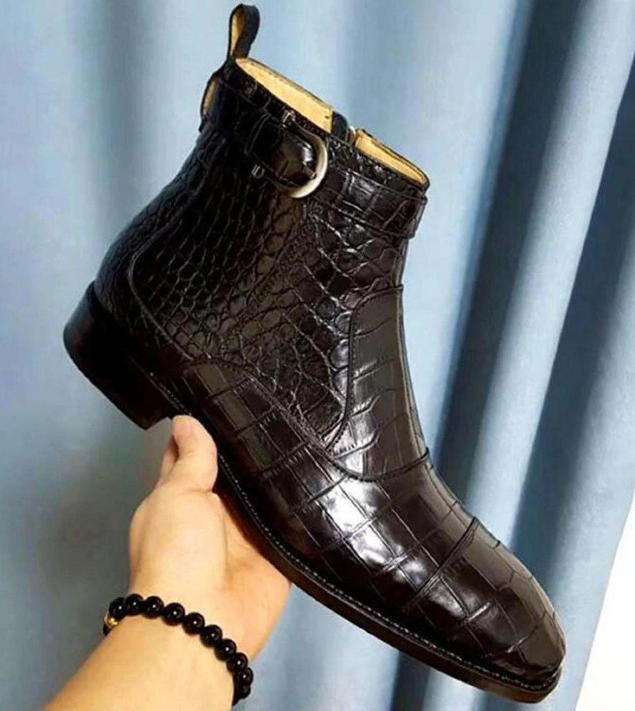 Botas cuadradas para hombre negras on sale