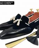 נעלי נעלי לופרות גברים יוקרה מעצב איטלקי נעלי עור אמיתי גברים איטלקי