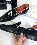 Mocasines para hombre Zapatos Diseñador de lujo Italiano Zapatos de cuero genuino Hombres Italiano