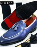 daochen מעצב אלגנטי נעלי גברים שחור כחול יוקרה גבר שמלת נעלי משרד עסק חתונה חתונת עור אמיתי גברים