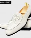 أسود أبيض المتسكعون الرجال الفاخرة العلامة التجارية Ons المتسكعون العلامة التجارية حذاء رجالي حذاء أبيض بدون كعب حذاء كاجوال من 