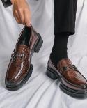 Crocodile Italian Loafers Men  Men Dress Shoes Tassel Loafers  Mens Shoes  