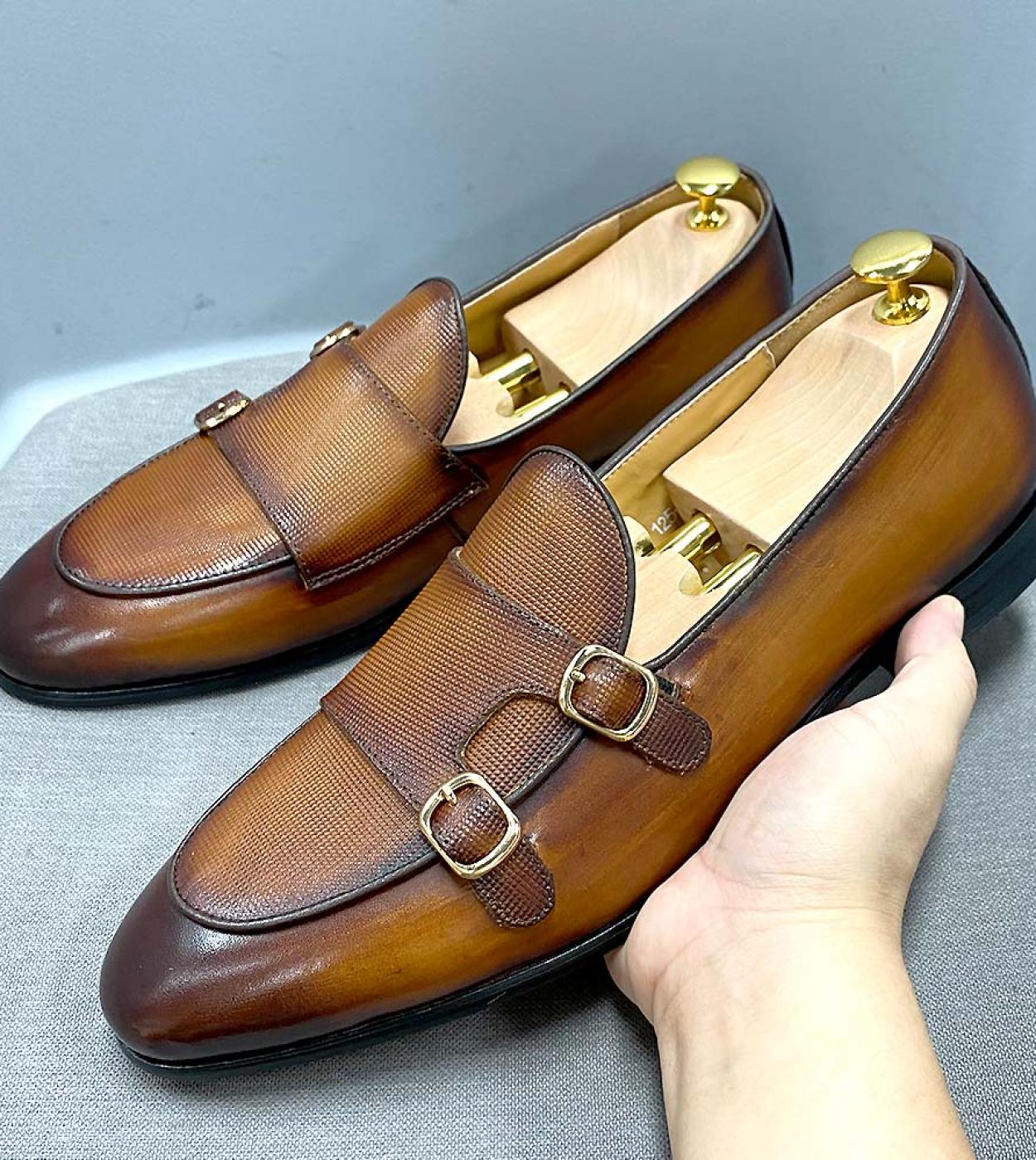 Scarpe estive store uomo cuoio