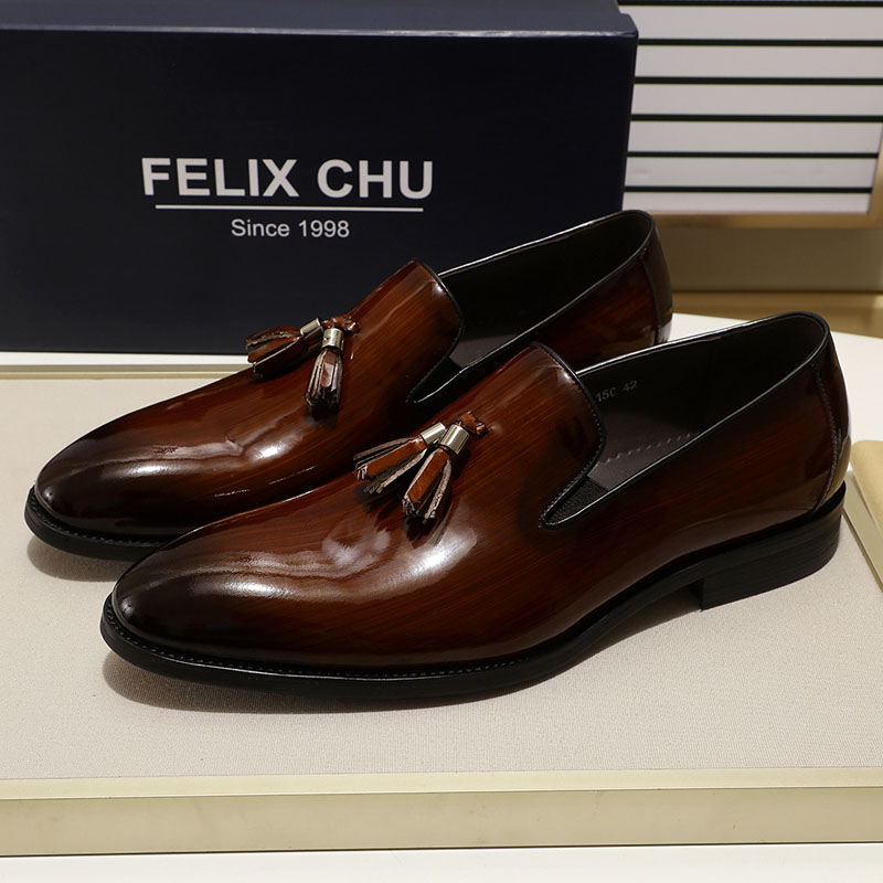 77 21 US Mocasines de boda Felix Chu para hombre Zapatos de